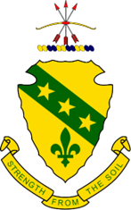 Figure 11.13 North Dakota Coat of Arms: “Strength from the Soil.” (North Dakota Studies)